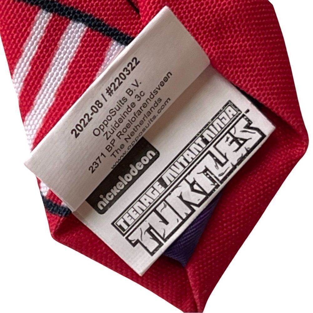 Nicolodean’s Teenage Mutant Ninja Turtles Opposuits Holiday Mens Neck Tie Nwt — image 8 of 8